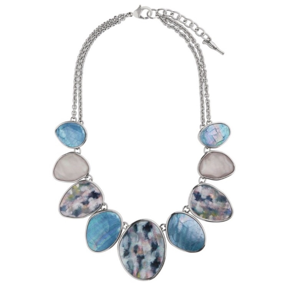 Chloe + Isabel Waterlily Statement Necklace New